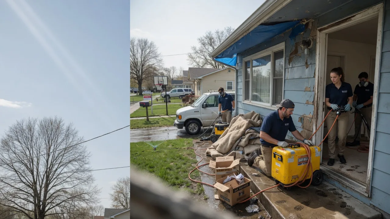 Basement Flood Cleanup in Galveston, IN near me